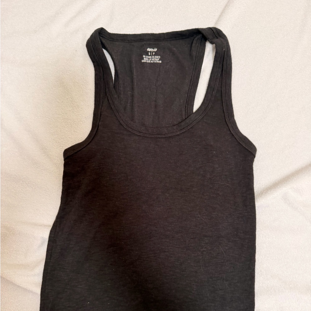 Aerie Classic Black Tank